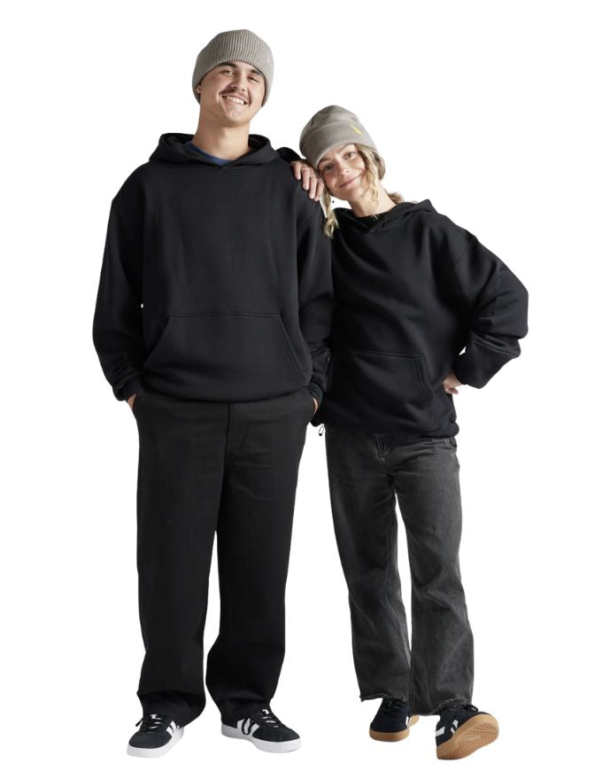 Yuki Threads Signature Box Hoodie 2026 | Black