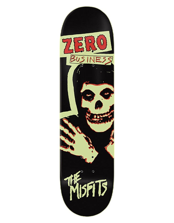 Zero X Misfits Horror Business Glow Skateboard Deck | 8.25"