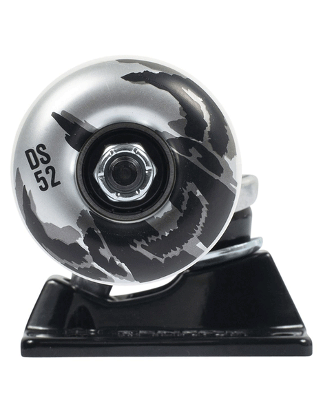 Tensor Darkstar Dissent Truck & Wheel Combo Raw/Black