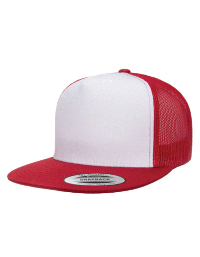 Flexfit Classic Universal Trucker Cap | Red/White