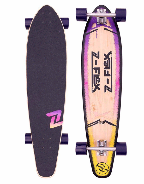 Z-Flex Roundtail Longboard P.O.P Purple Fade | 39.5"