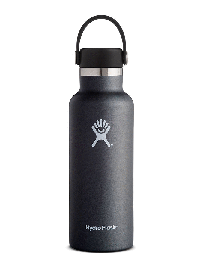 Hydro Flask 18oz Standard Mouth Black