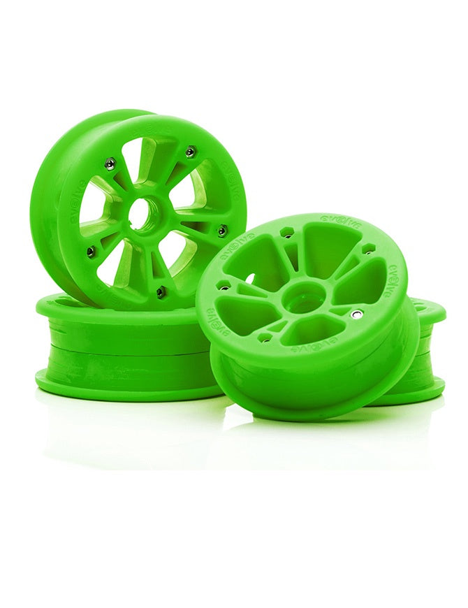 Evolve Wheel Hubs 7" | Lime