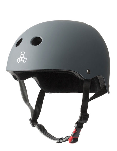 Triple 8 Cert SS Helmet | Gun Matte Rubber