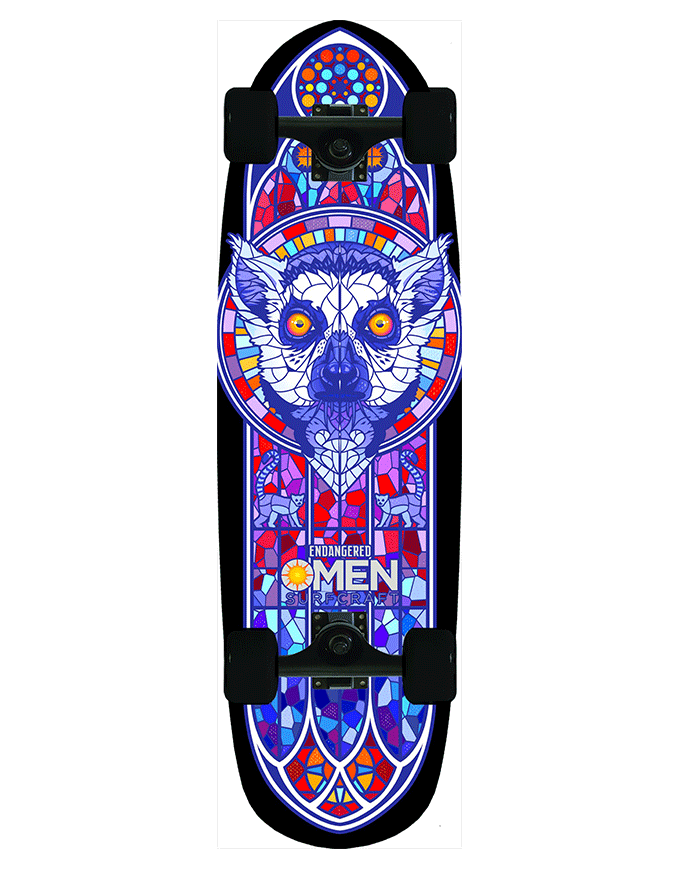 Omen Endangered Cruiser Complete Lemur | 33"