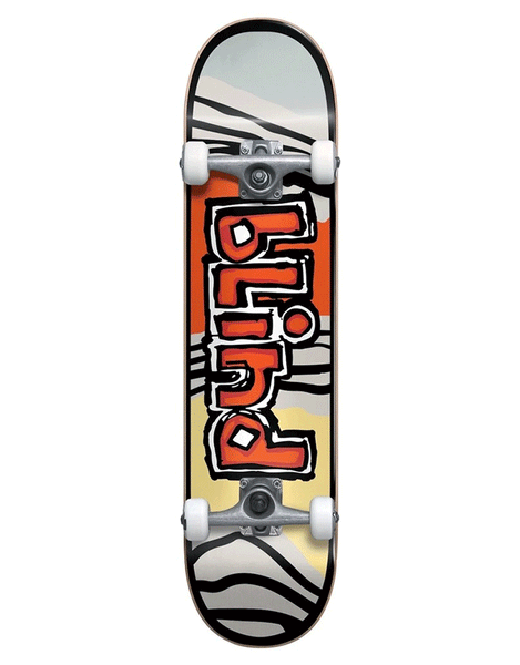 Blind OG Tiger Stripe Complete Skateboard Red/Orange | 7.0"