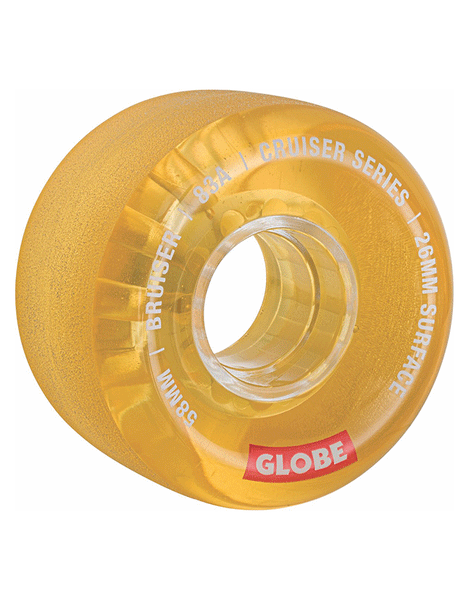 Globe Bruiser Wheel Clear Honey | 58mm/83a