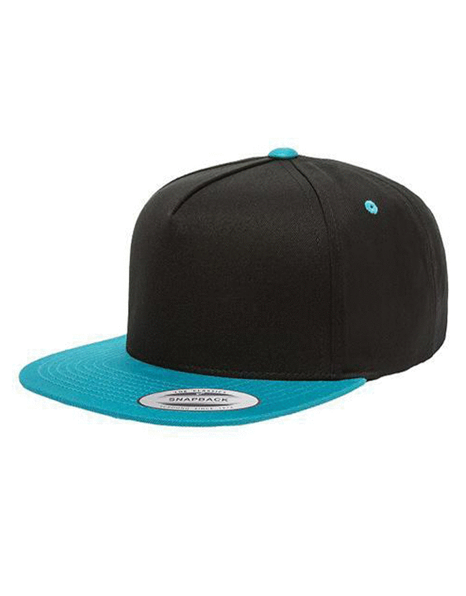 Flexfit The Classic Toddler Snapback | Black/Aqua