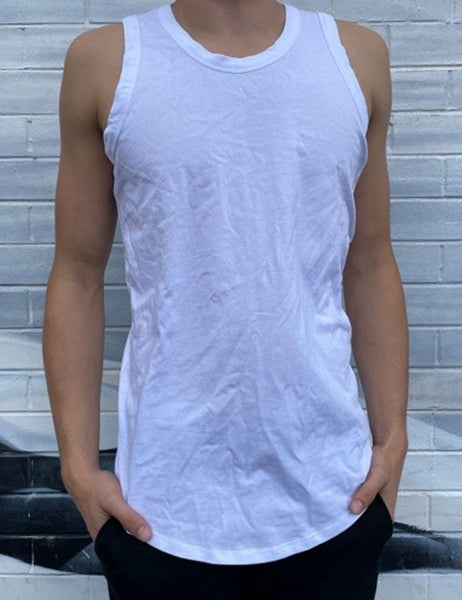 Twelve Basic Singlet White