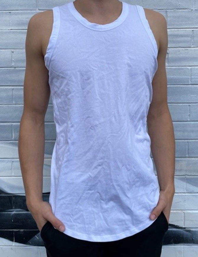 Twelve Basic Singlet White