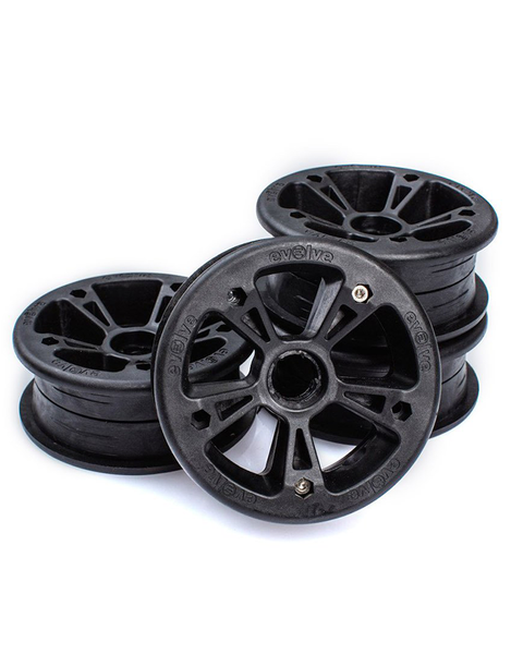 Evolve skate Wheel Hubs 7 inch Black