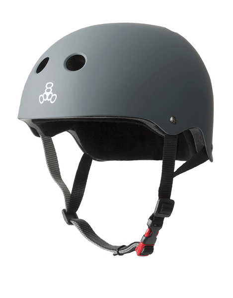 Triple 8 Cert SS Helmet | Carbon Rubber