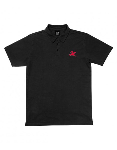 Lakai Gallop Polo Shirt | Black