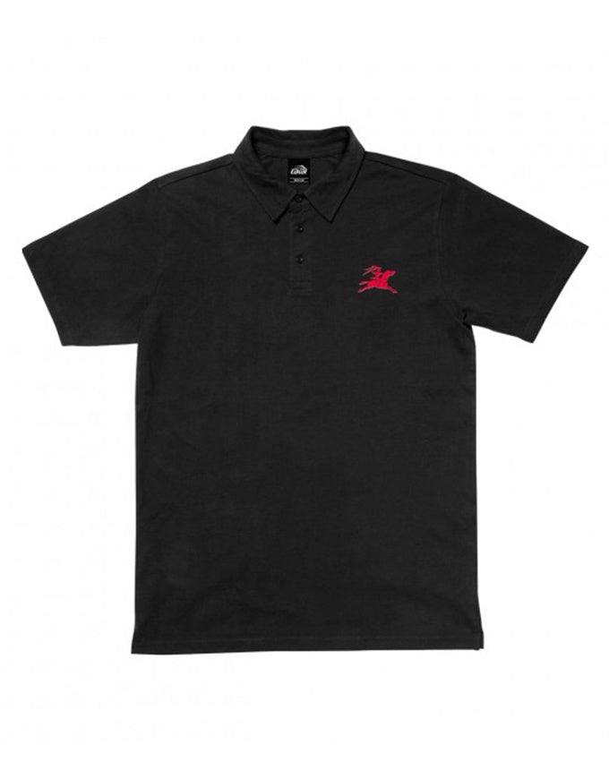Lakai Gallop Polo Shirt | Black