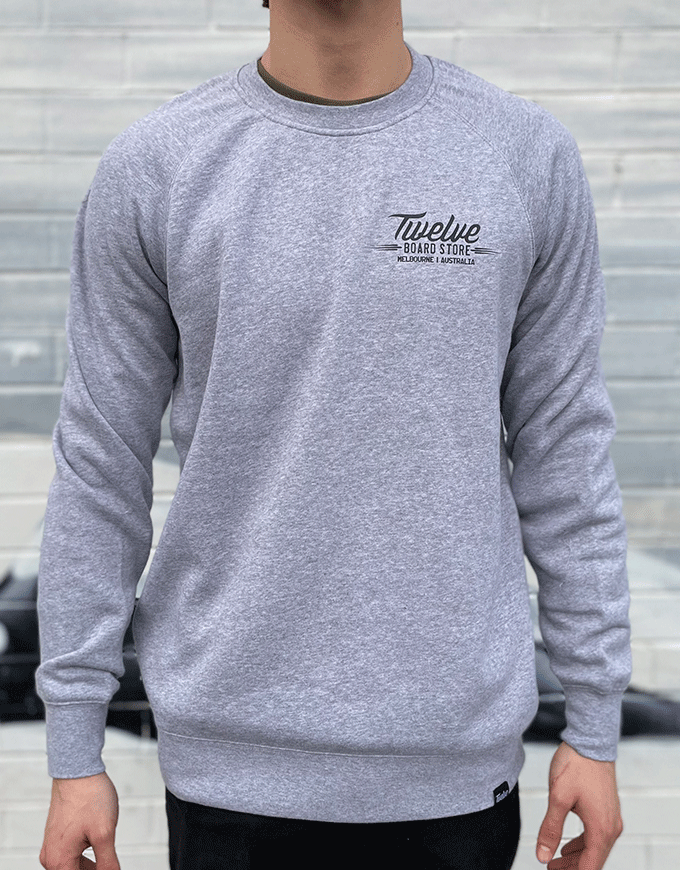 Twelve Melbs Supply Crew | Grey Marle