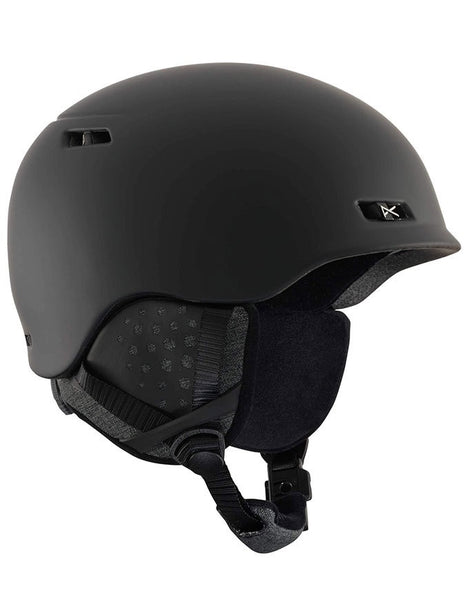 Anon Rodan Helmet Black - Mens Snowboard Helmet Peak Vented - Twelve Board Store Australia