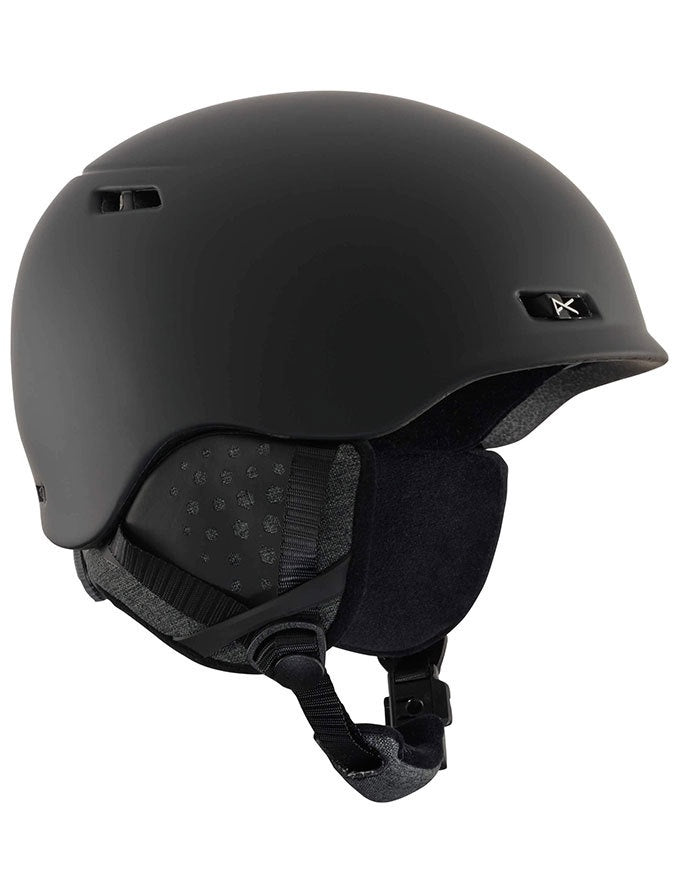 Anon Rodan Helmet Black - Mens Snowboard Helmet Peak Vented - Twelve Board Store Australia