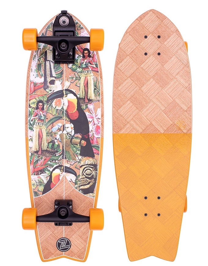 Z-Flex Banana Train Surf Skate Fish | 31"