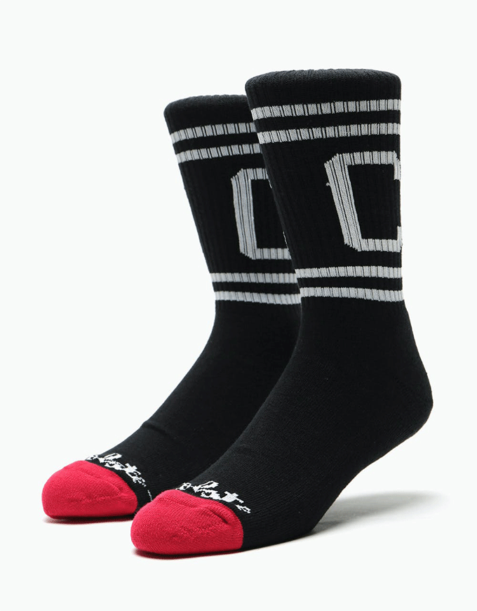 Chocolate Athletic C Sock | Black