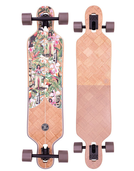 Z-Flex Banana Train Drop Through Longboard