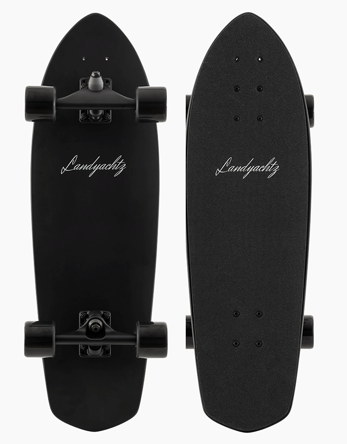 Landyachtz Pocket Knife SurfSkate Black | 29.5"