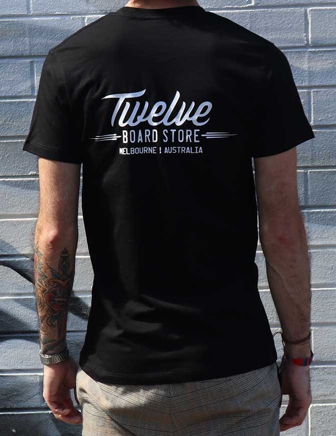 Twelve Melbs Staple Tee | Black