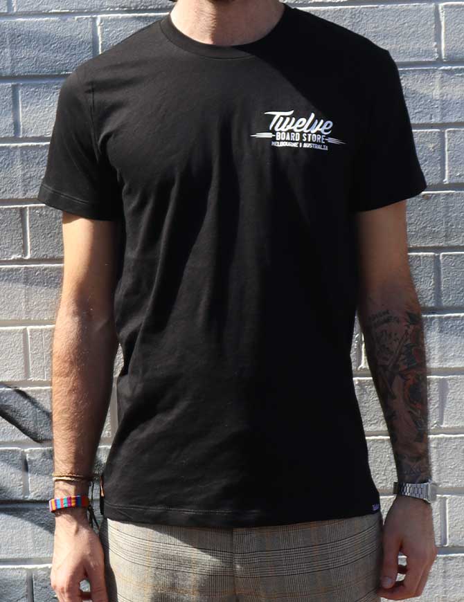 Twelve Melbs Staple Tee | Black