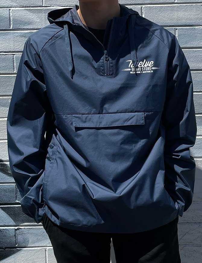 Twelve Melbs Windbreaker Jacket | Petrol Blue