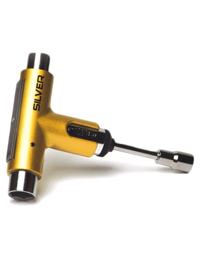 Silver Prem Skate Tool | Metallic Gold
