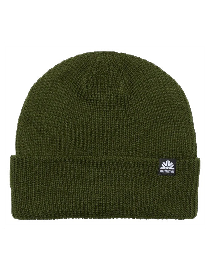 Autumn Headwear Simple Beanie | Army Green