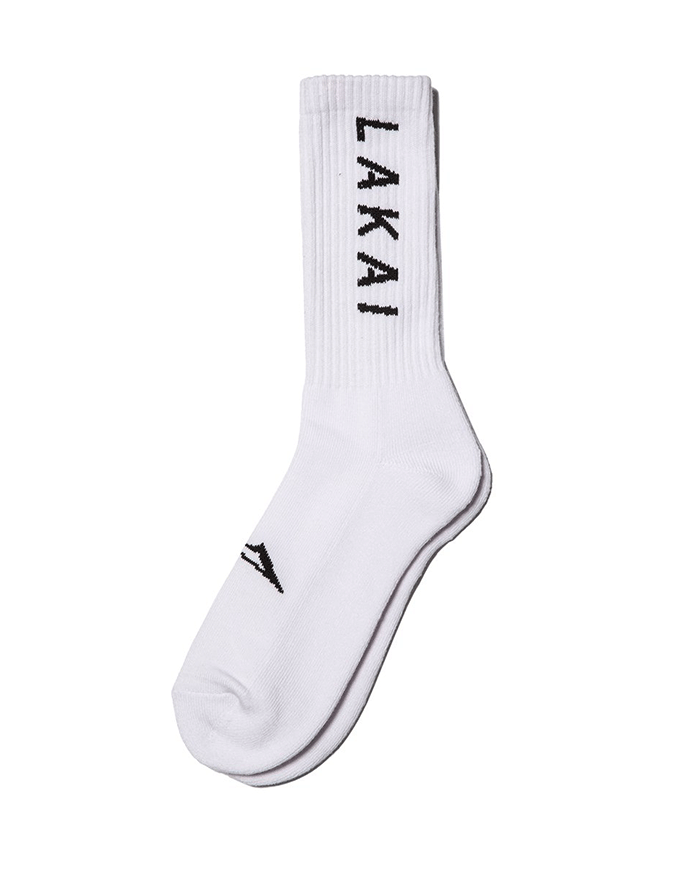Lakai Simple Crew Sock | White