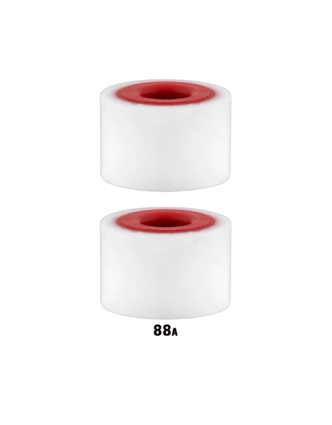 Bones Hardcore Barrel Bushing | White/Red 88a