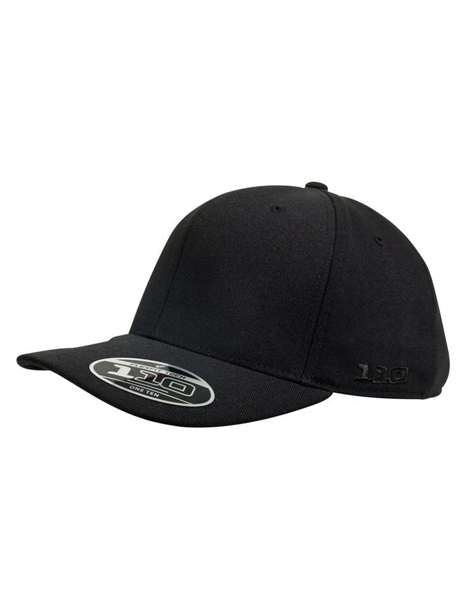 Flexfit 110C Curve Peak Cap | Black