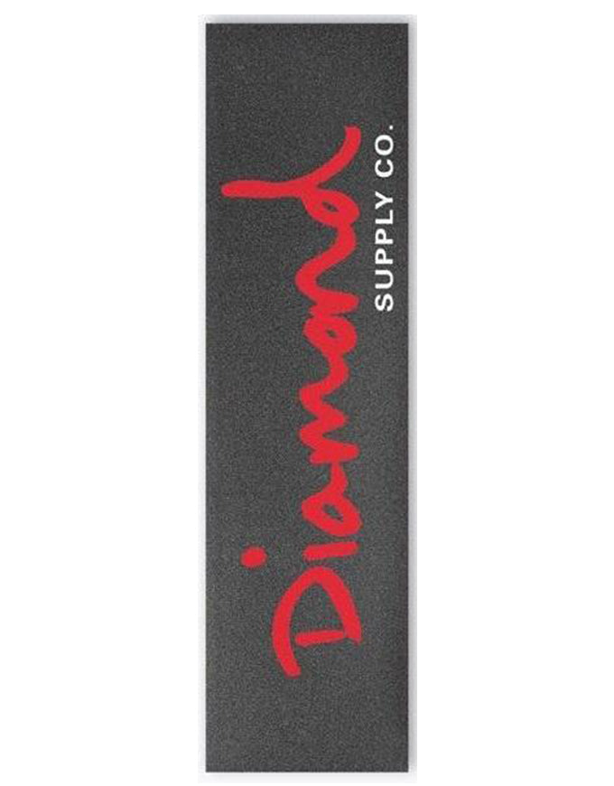 Diamond OG Script Griptape Sheet | Red