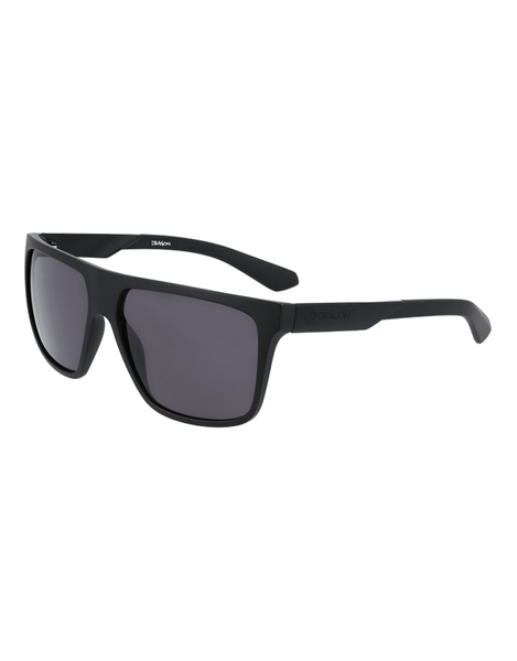 Dragon Vinyl Sunglasses | Matte Black / LL Smoke Polar