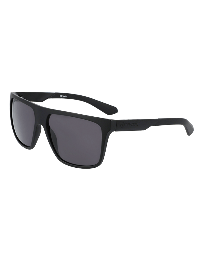 Dragon Vinyl Sunglasses | Matte Black / LL Smoke Polar