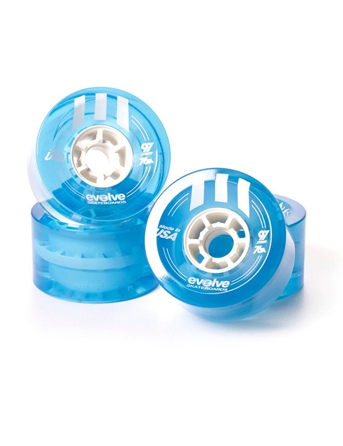Evolve Street 97mm/76a Wheels | Ice Blue