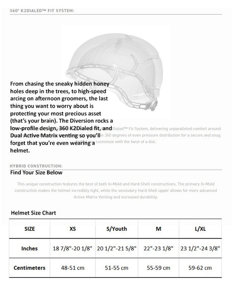 K2 Diversion Helmet | Black
