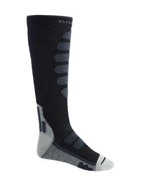 Burton Mens Performance + Lightweight Compression Sock | True Black