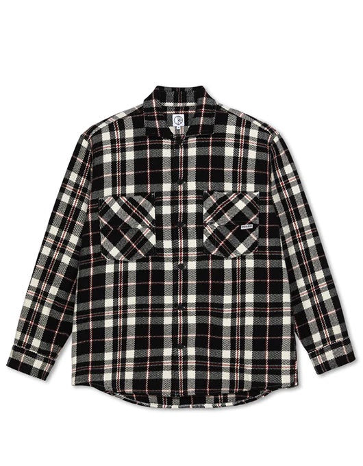 Polar Big Boy Flannel | Black/Cloud White/Red