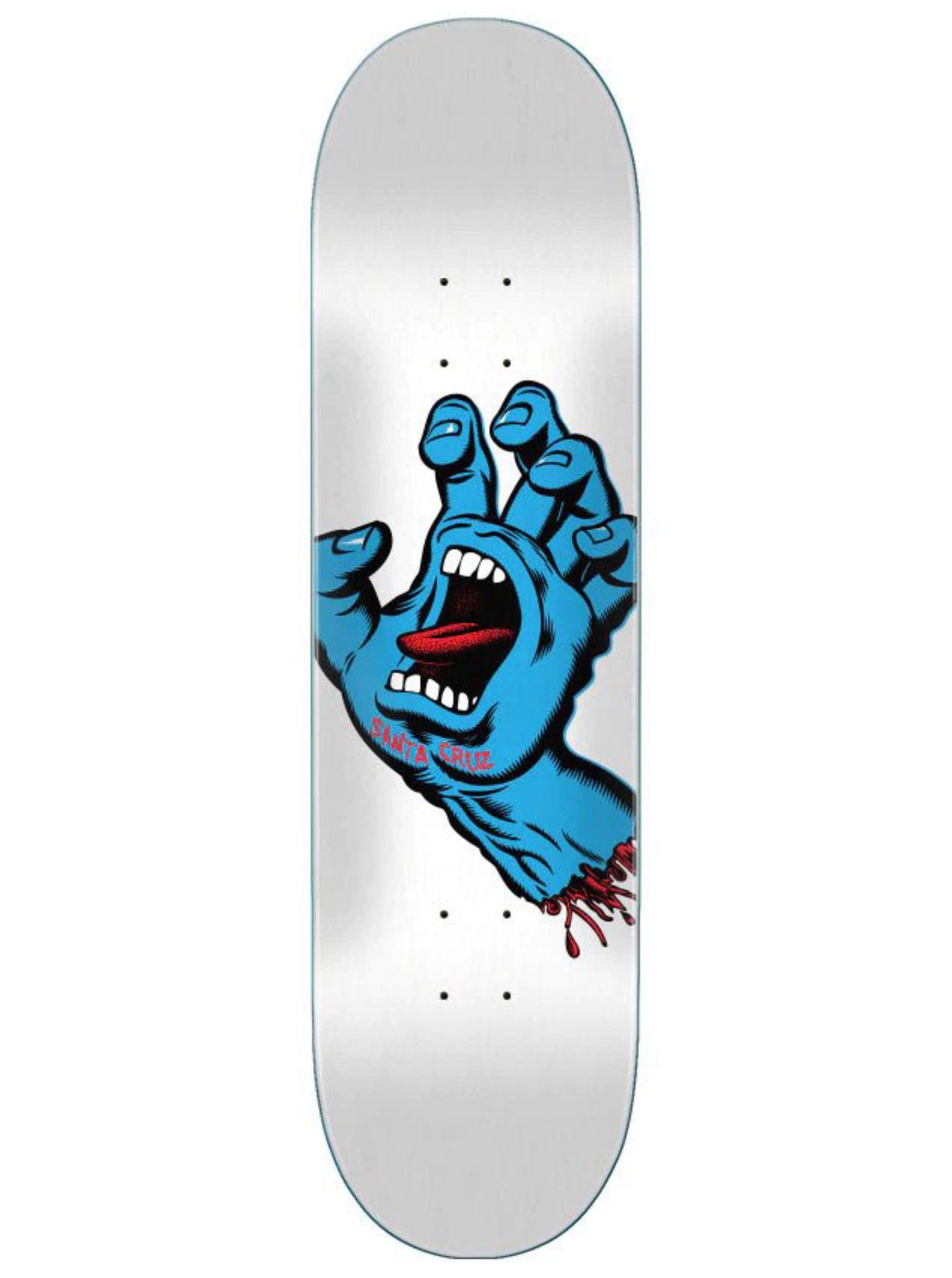 Santa cruz screaming hand skateboard deck