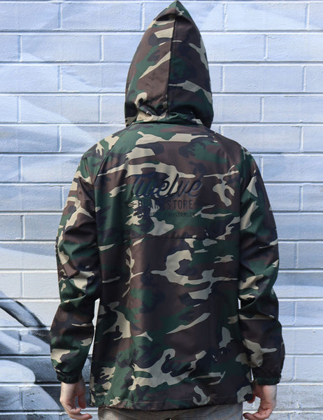 Twelve Melbs Windbreaker Jacket Camo