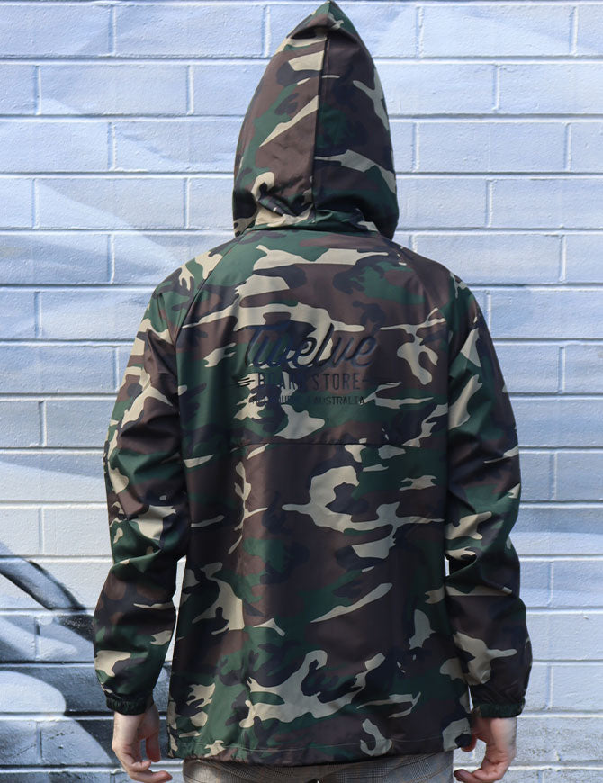 Twelve Melbs Windbreaker Jacket Camo