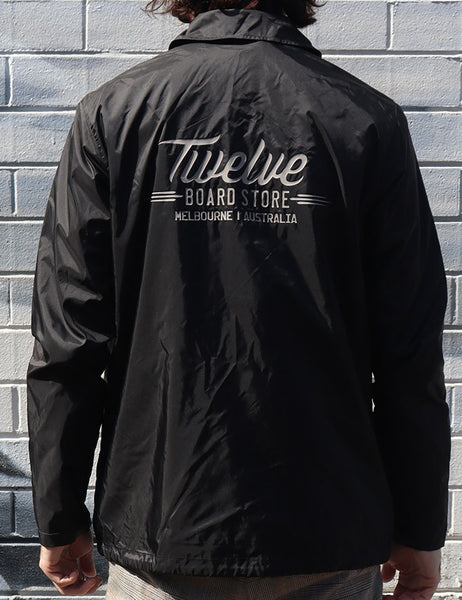 Twelve Melbs Coaches Jacket | Black