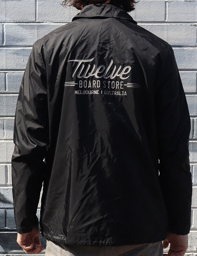 Twelve Melbs Coaches Jacket | Black