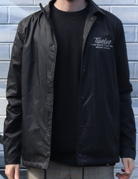 Twelve Melbs Coaches Jacket | Black