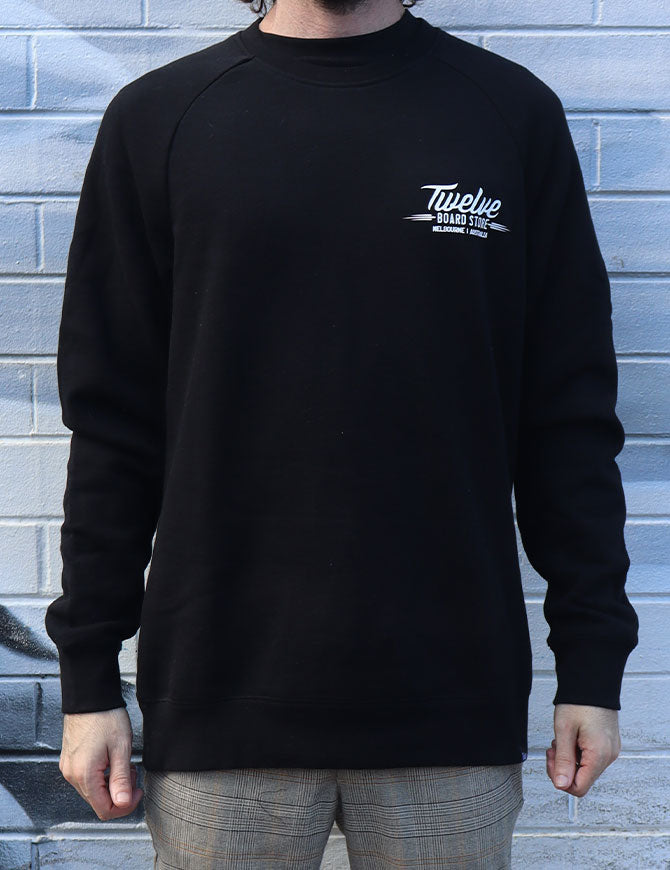 Twelve Melbs Box Crew | Black