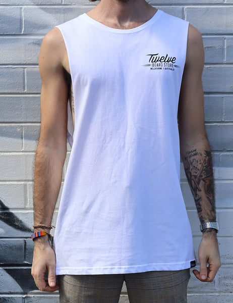 Twelve Melbs Tank | White